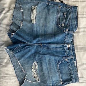 rag & bone cutoff denim shorts